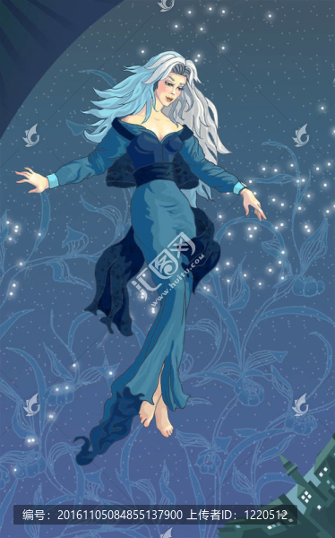 星空中的夜精靈