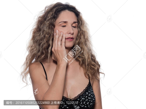 美女畫像牙