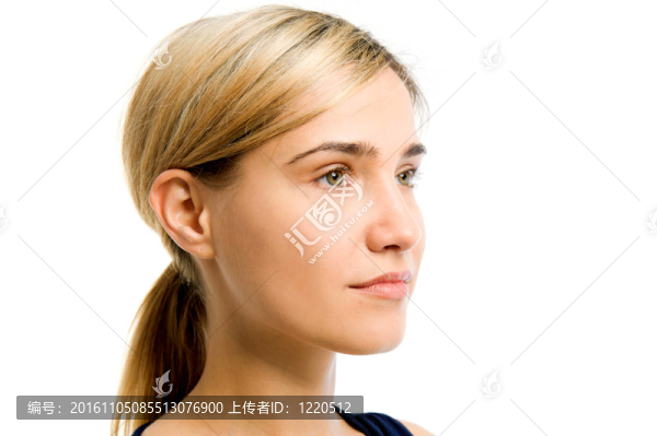 女人不化妝的臉