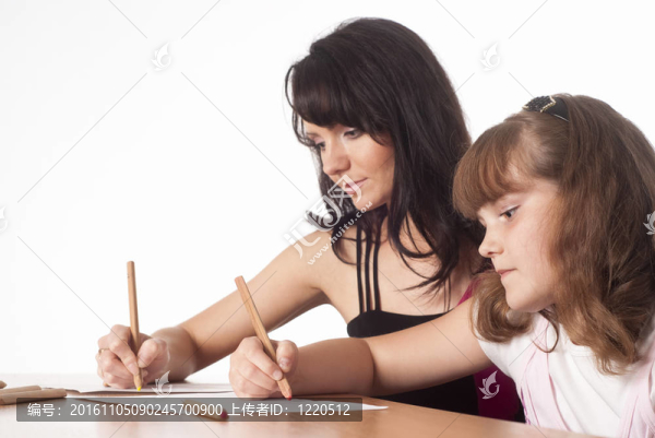 母女畫