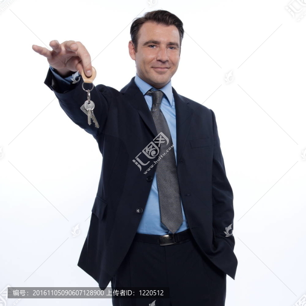 人商人經(jīng)紀(jì)人提供的鑰匙