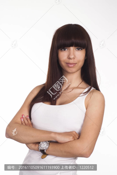 美麗的女孩冒充
