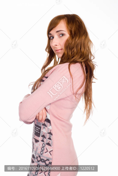 美麗的女孩站