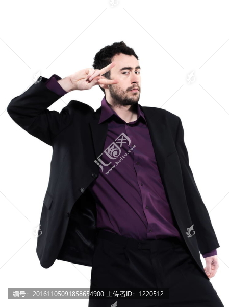 奇怪的表情的人