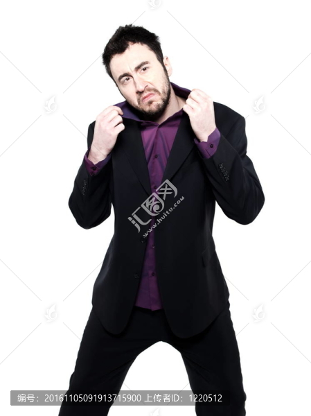 奇怪的表情的人