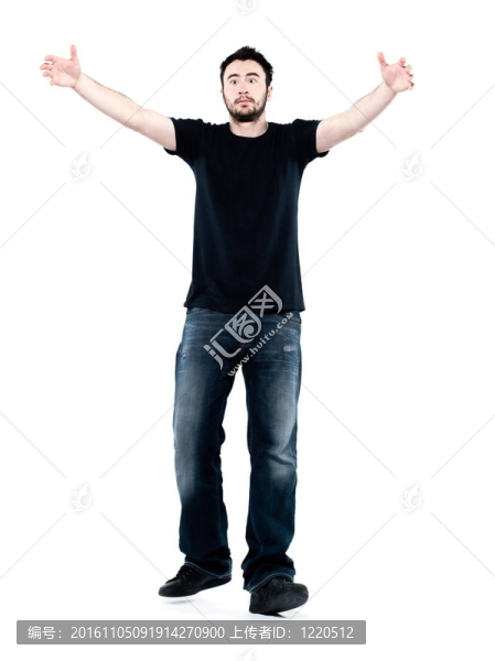 奇怪的表情的人