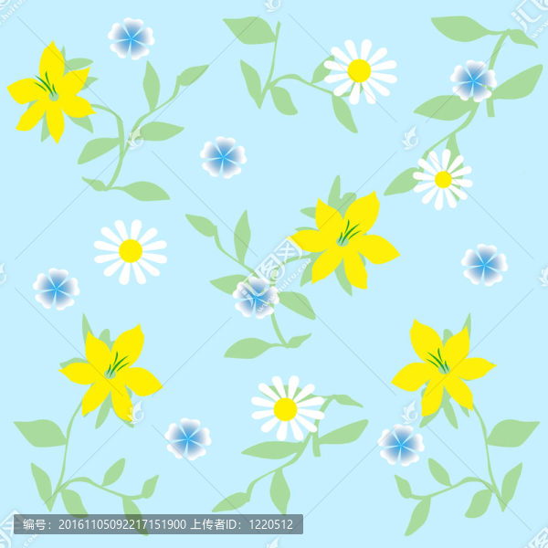 黃色的花框