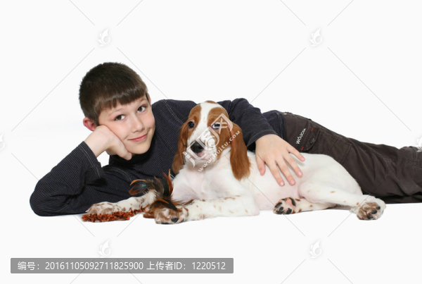 孩子和小狗