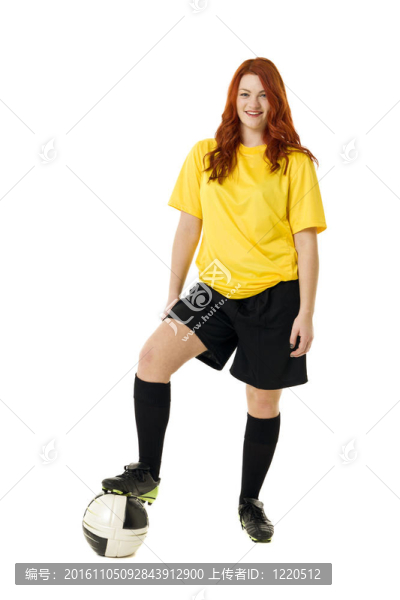 足球的女人