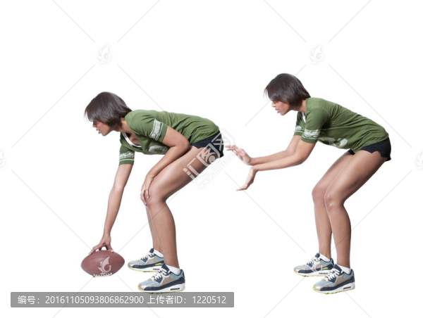 黑人女子足球運動員
