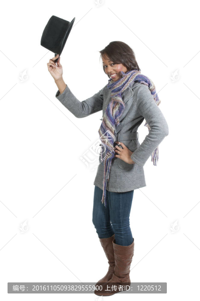 冬天穿的女人
