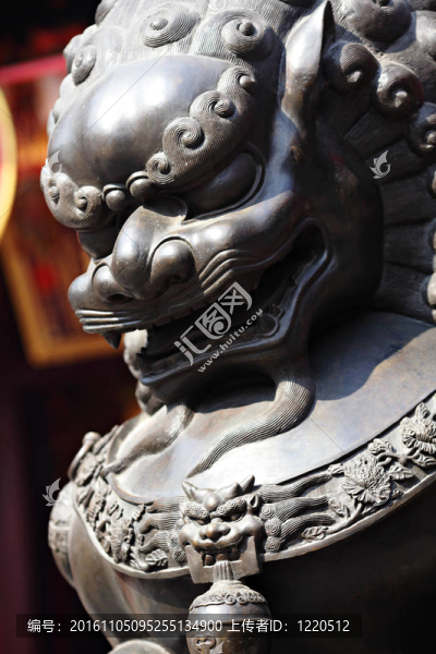 中華寺的青銅獅子