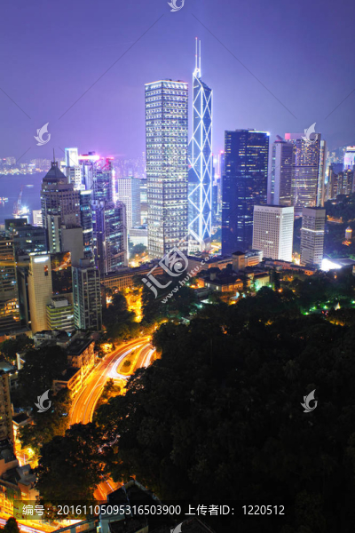 香港市的晚上