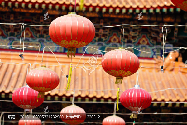中華寺紅燈籠