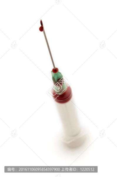 血液和注射器