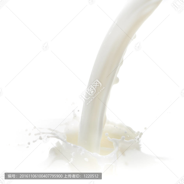 牛奶濺