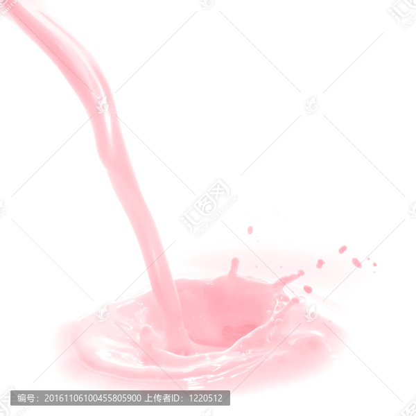 草莓牛奶飛濺