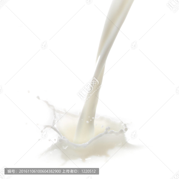 牛奶濺