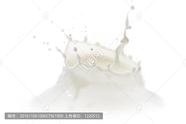 牛奶濺