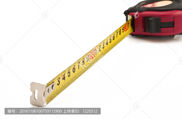 白色公制帶測(cè)量