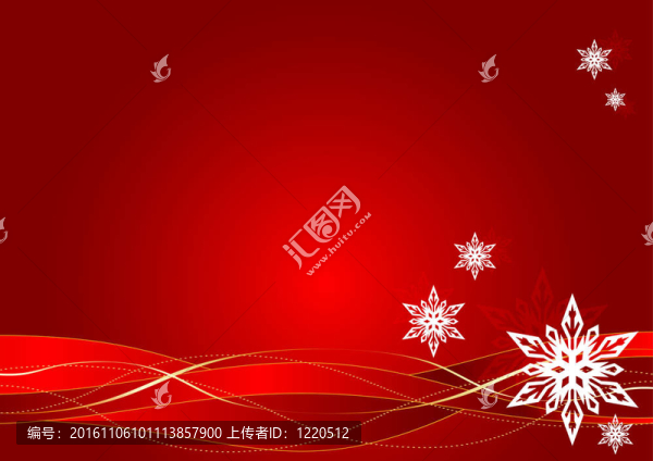 雪花的圣誕背景
