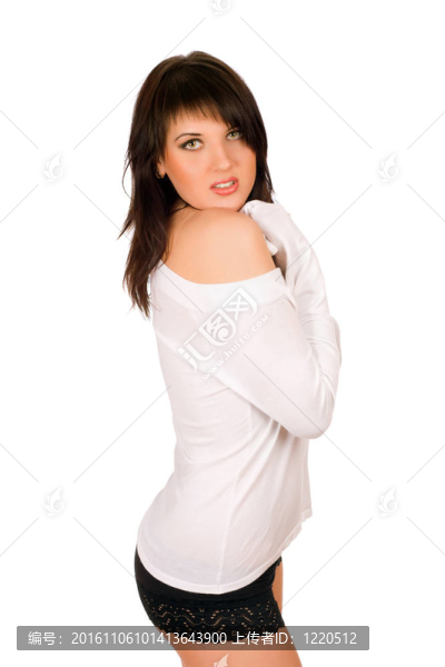 一個(gè)年輕漂亮的女人的畫(huà)像