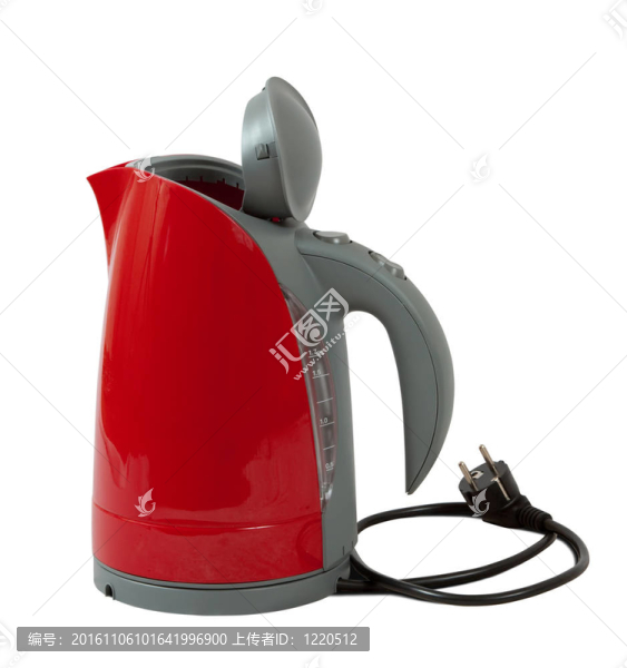 白色背景上的茶壺