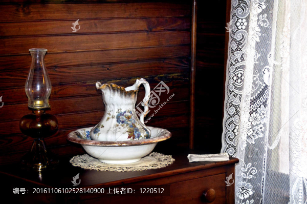 洗盆和Kerosene,Lamp