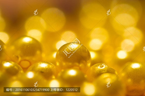 金黃色小珠背景
