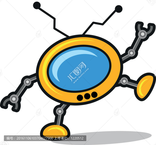 卡通電視插圖