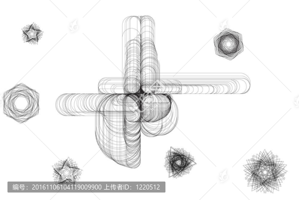 摘要素描圖像