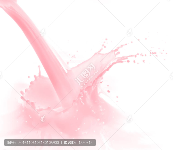 草莓牛奶飛濺