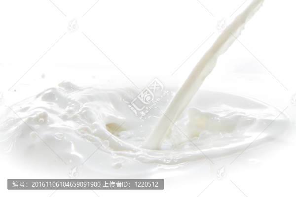 牛奶濺