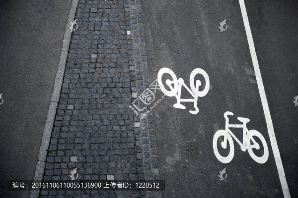 自行車的跡象
