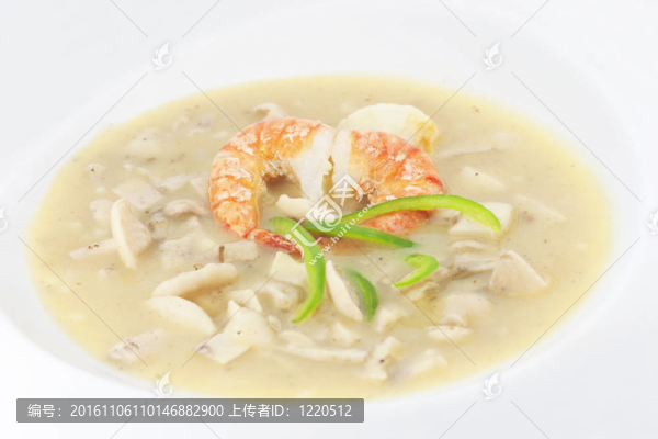 白版鮮菇湯