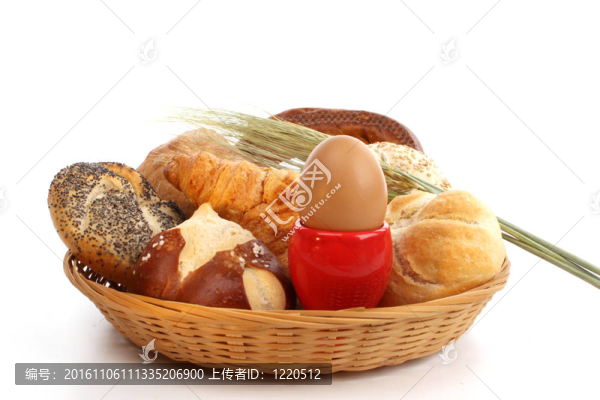 各種breadrolls和面包