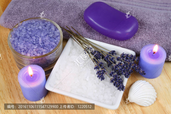 薰衣草放松在水療中心