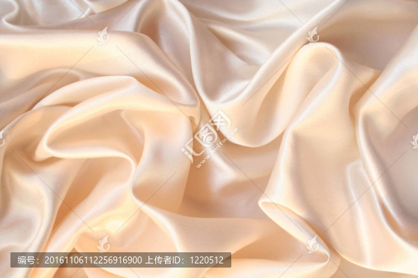 流暢優(yōu)雅的金色絲綢背景