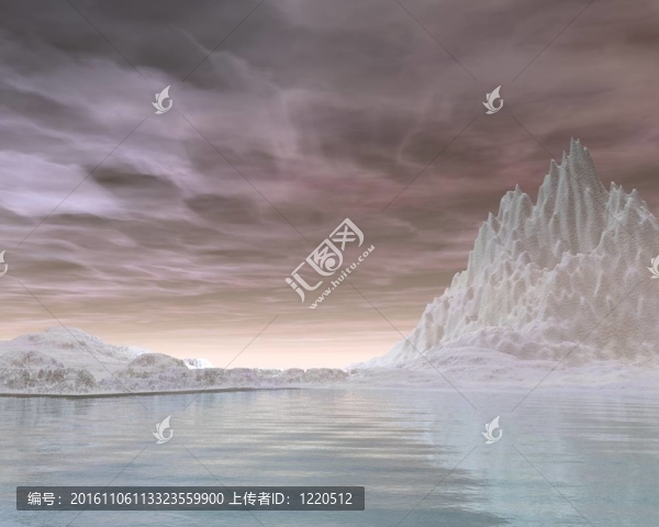 冬天的雪景-,6