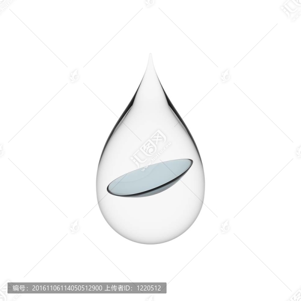 水滴中的隱形眼鏡