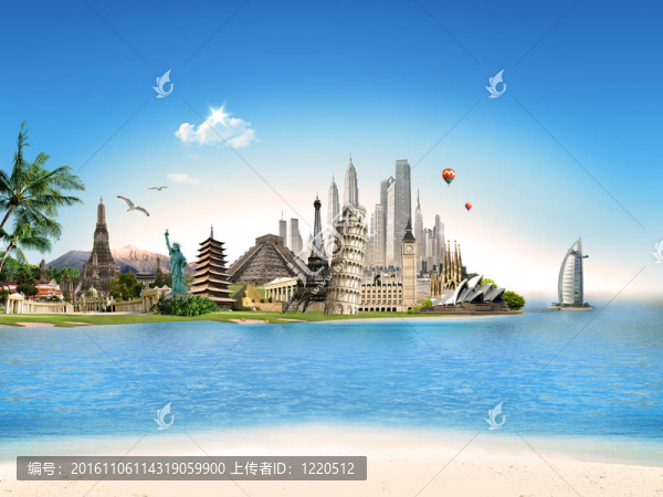 世界各地旅行