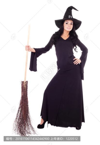帶掃帚的女巫