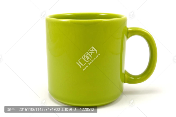 綠色陶瓷茶杯