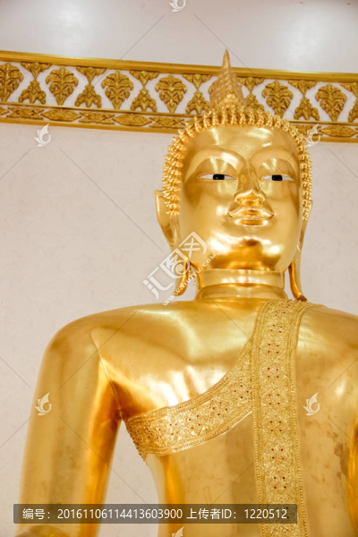 佛陀的宗教雕像。watsamarn；Chachaengsao；泰國(guó)