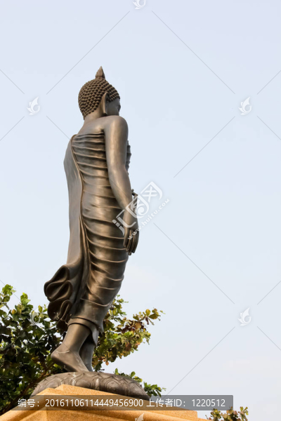 佛陀的宗教雕像。watsamarn；Chachaengsao；泰國