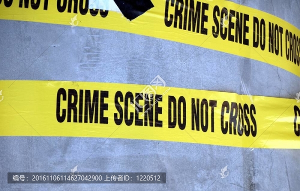 黃色錄像帶標志犯罪現(xiàn)場