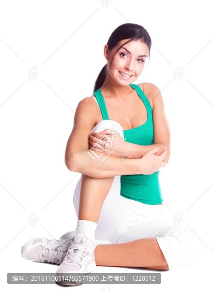 運動的女人