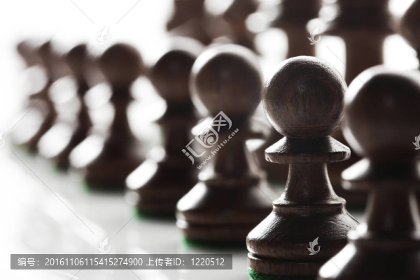 棋子準備好戰(zhàn)斗。