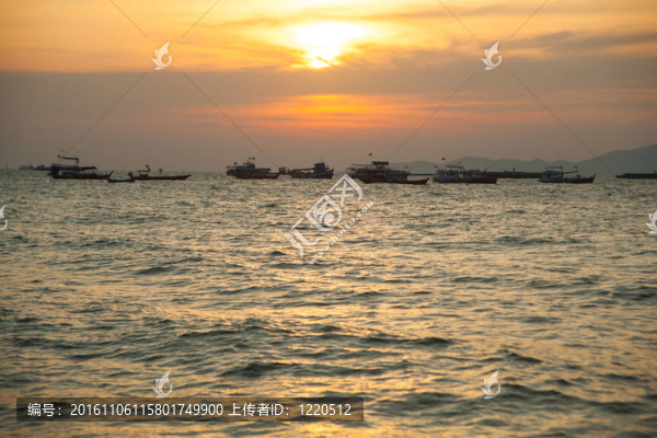 日落海灘