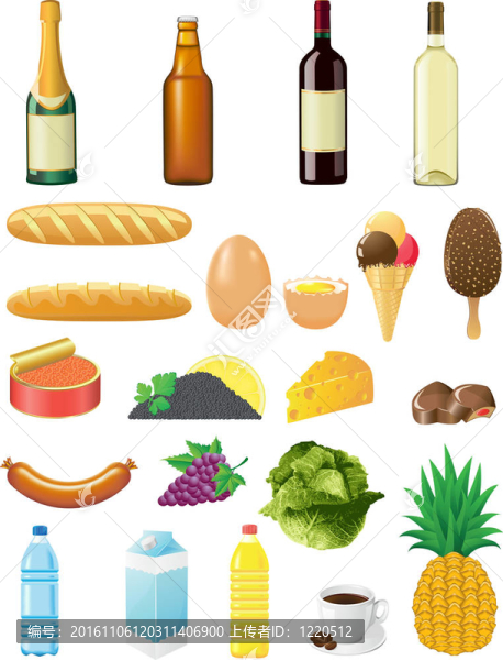 設(shè)置食物圖標(biāo)